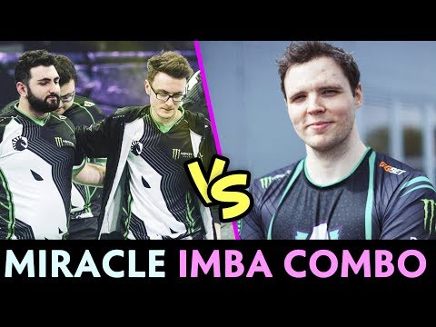 MIRACLE + GH GANK COMBO — 3 man KILL SQUAD vs AdmiralBulldog