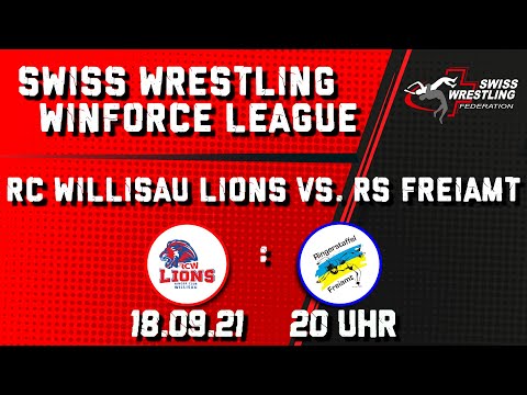 2021.09.18 - RC Willisau Lions vs. RS Freiamt - WINFORCE Premium League