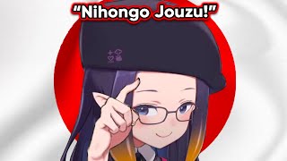 Ina shows off her peak Japanese skills