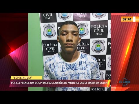 Um dos principais ladrões de moto na Santa Maria da Codipi é tirado de circulação 19 04 2021