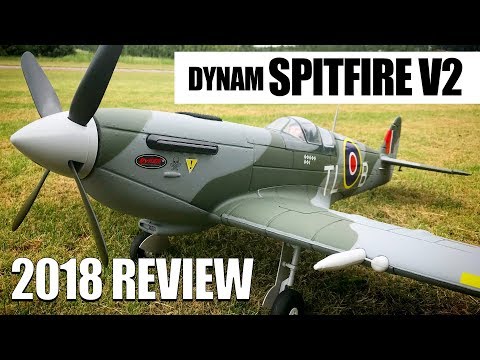 Dynam Spitfire V2 - 2018 Full Review, Onboard FPV, and Fun Flights!