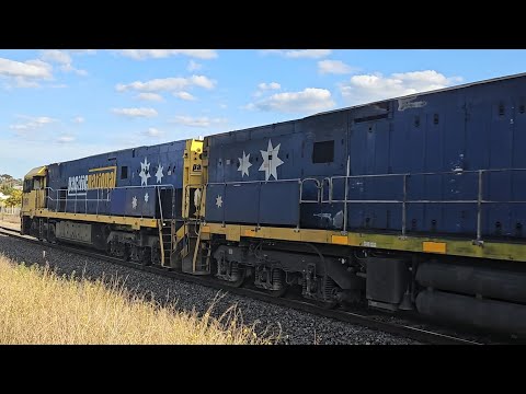 7PM5 PN "Linfox Express #1" (NR60, NR81, NR10), Perth to Melbourne, 1640, 3/10/24, Stawell VIC