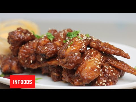 Tastiest BBQ Chicken Wings Recipe | Easy Barbecue Delicious Chicken Wings Recipe | Infoods