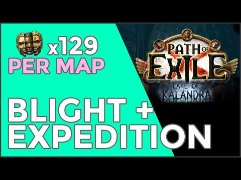 [3.19] blight is underrated - 36divines + 1 apothecary in 48 maps