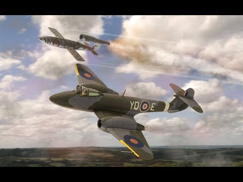 Meteor vs V-1: The First Jet-on-Jet Combat