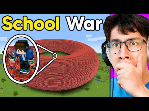SCHOOL Minecraft Server WAR - EPIC Showdown!