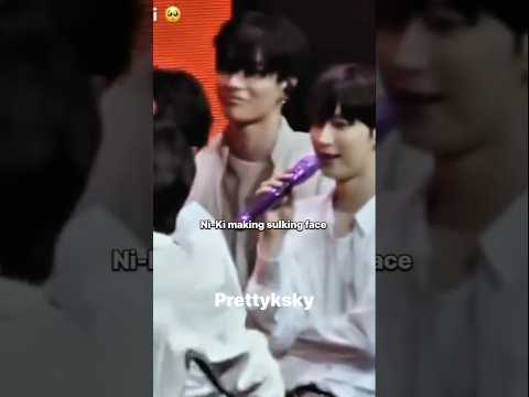 Ni-Ki sulking bcoz jungwon didn't recognize him #enhypen #jungwon #ni_ki #prettyksky