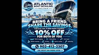 Atlantic Boat Detailing Halifax | Fall Shrink Wrapping, Hull Polishing & More!
