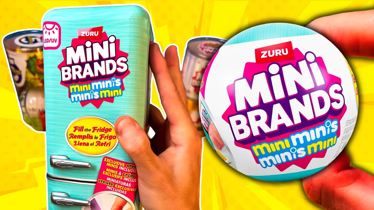 ¡La nevera más mini! Mini Brands Fill the Fridge Mini Minis Series 1
