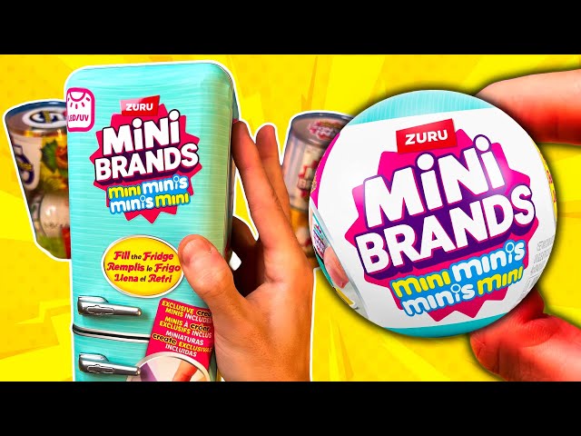 Vídeo relacionado con Kit de Juego Mini Brands Fill The Fridge con luz Ultravioleta de ZURU, coleccionables, DIY, Bricolaje, Juego de Resina, Receta Exclusiva, NO Comestible, 8+