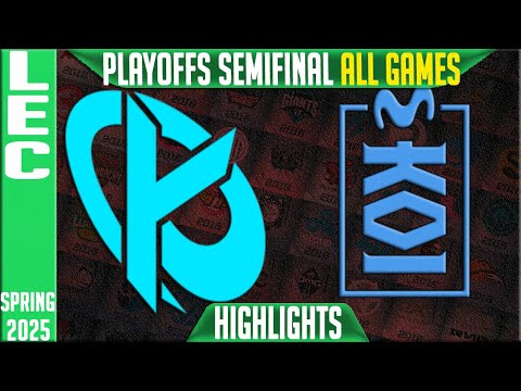 KC vs MKOI Highlights ALL GAMES | Semi-finals LEC Playoffs Split 2 2025 Karmine Corp vs Movistar Koi