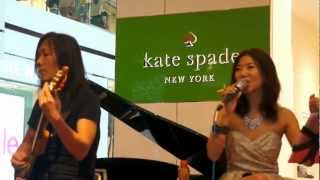 121222  Raffles City "Jazz up the Christmas Spirit" - Tay Kexin - I'm Yours, etc.