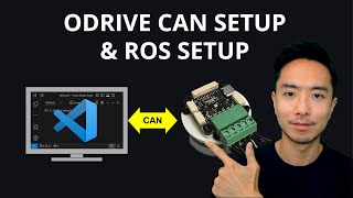 ODrive CAN Bus Setup and ROS Setup for BLDC Motor Control
