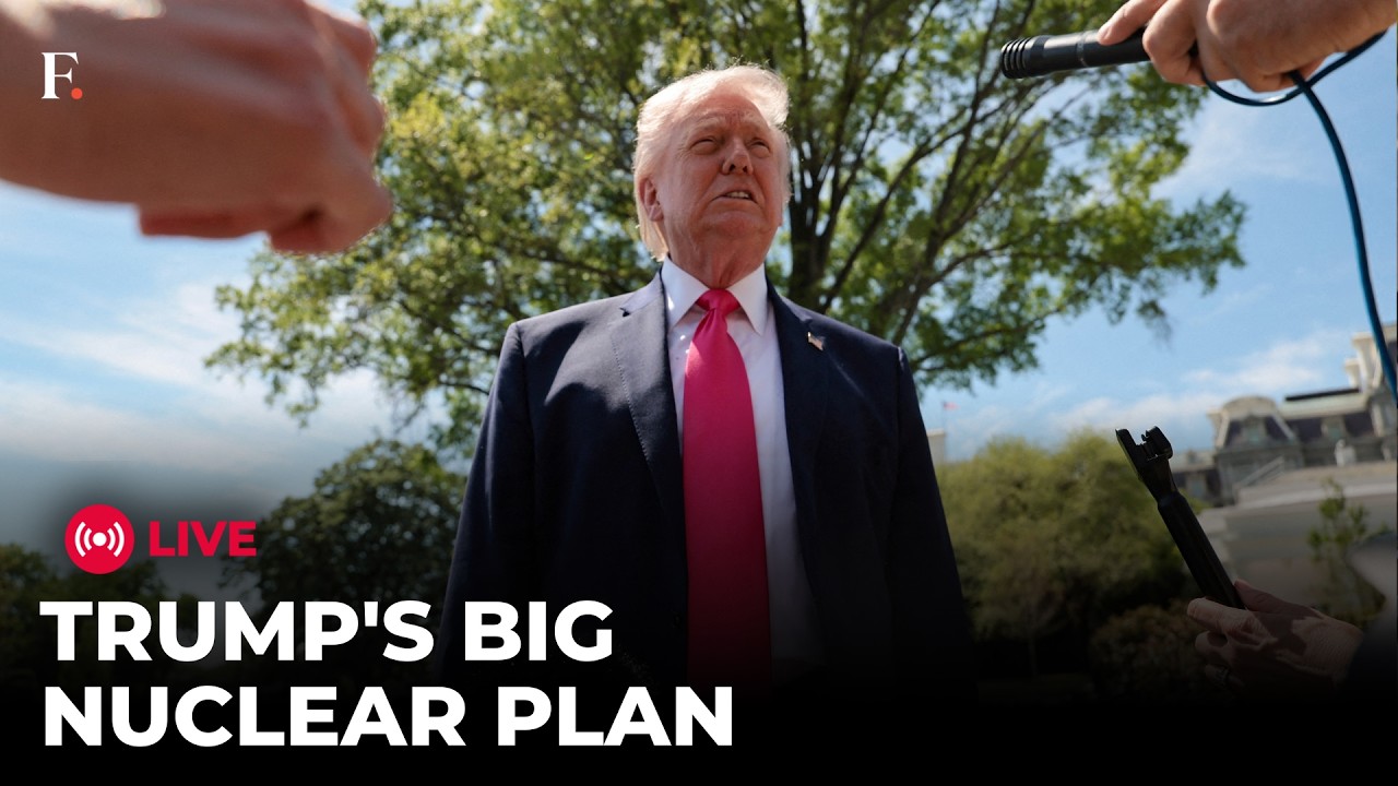 Donald Trump LIVE: US President Donald Trump Unveils Bold Nuclear Innovation Plan for US
