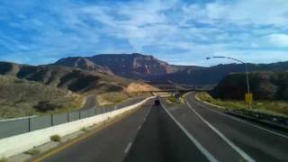 preview picture of video 'Truck Drivin' Virgin River Gorge I-15 North'