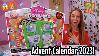 ASMR UNBOXING A *GIANT* MYSTERY DISNEY DOORABLES ADVENT CALENDAR!!😱🎁✨⁉️ (24 MYSTERY BOXES!!🫢)