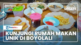 Rumah Makan Unik Kusuma Rasa di Boyolali, Suguhkan Sensasi Makan di Atas Sungai Guyangan