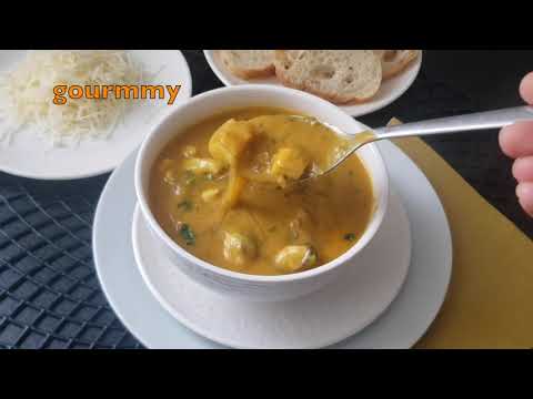 SOUPE DE FRUITS DE MER OU SOUPE DE POISSON شوربة السمك و فواكه البحر