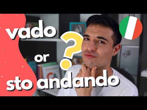 Present vs Present Progressive (stare + gerundio) in Italian: vado OR sto andando? (eng audio)