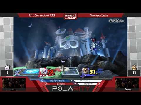 CFL Smackdown 190 Smash 4 - Lake (Mewtwo) vs Zurak (Fox) - Winners Semis