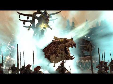Lizardmen Vs Empire - Warhammer Battles