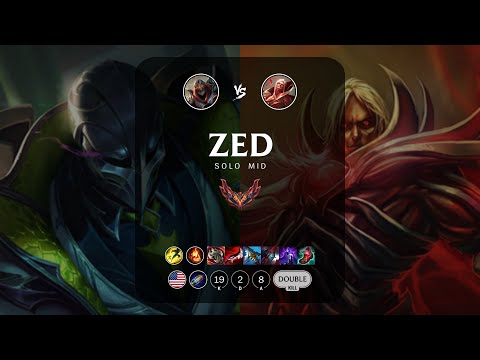 Zed Mid vs Vladimir - NA Grandmaster Patch 13.18