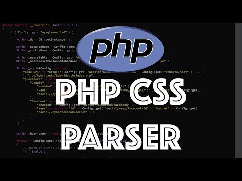 PHP CSS Parser