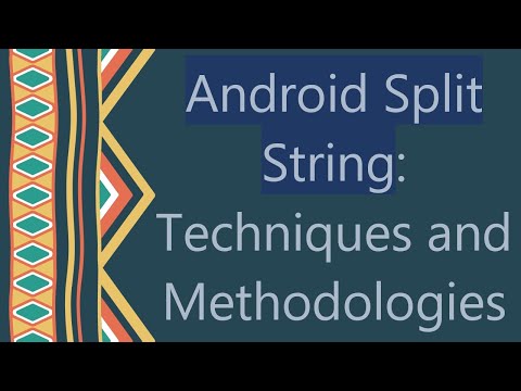 Android Android Split String