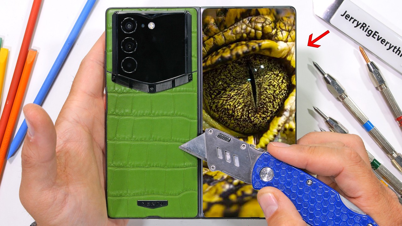 Is this $9000 dollar phone made with REAL Alligator Skin?!
