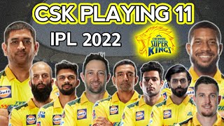 IPL 2022 : Chennai Super Kings Playing XI Against Kolkata Knight Riders | CSK VS KKR Playing 11