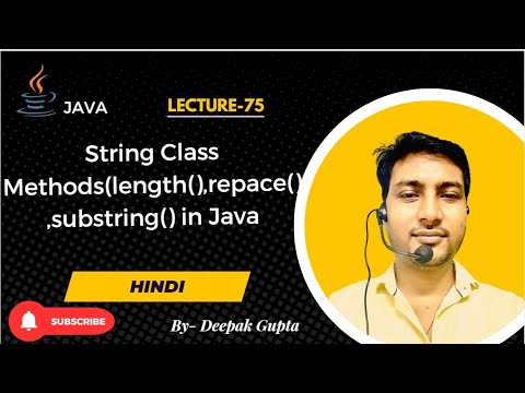 Core Java Part75 Java String Methods Explained 🔥 Length Replace Substring