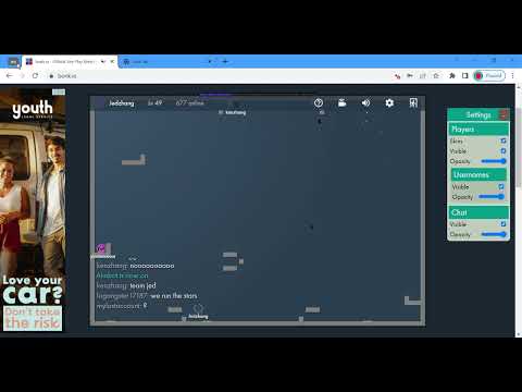 Playing with AIMBOT in bonk.io!