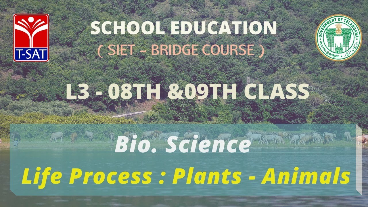 L3 ( 8th & 9th (U/M) ) || Bio. Science – Life Process : Plants - Animals