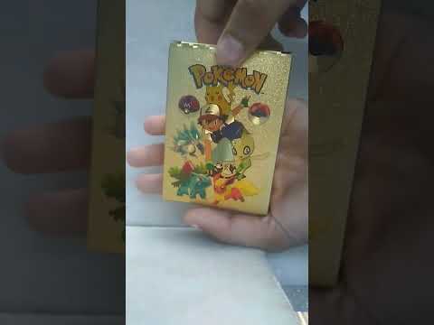 Pokemon Gold card  -110pes #unboxing#Pokemon #card #video #viral #youtubesshorts