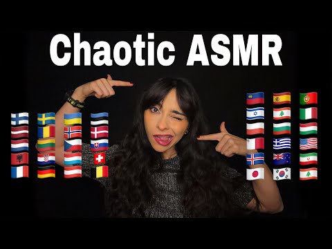 ASMR 🌍 Die Schwersten Wörter zum Flüstern Chaotische Mehrsprachige  Sprachen! Schnell & Kribbelnd