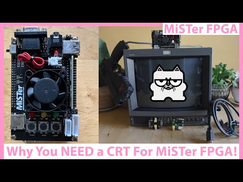 MiSTer FPGA and Analog Video! Why You Want a PVM or CRT TV for Retro Gaming