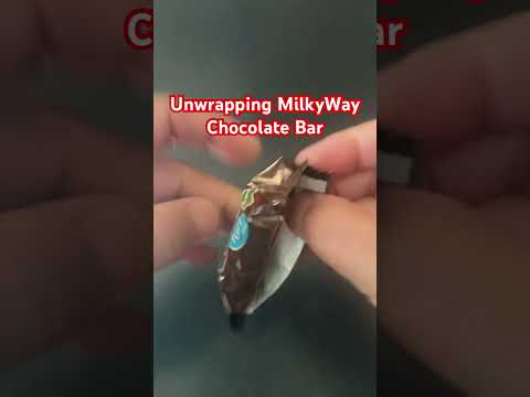 ASMR | UNWRAPPING MILKYWAY CHOCOLATE BAR