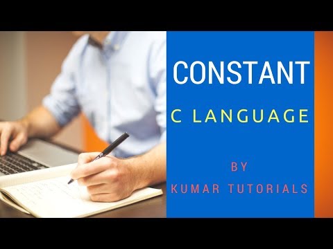 Constant in C Language in Hindi | C Programming | Kumar Tutorials Video