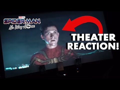 Spider Man No Way Home Official Trailer  - AWESOME THEATER REACTION!