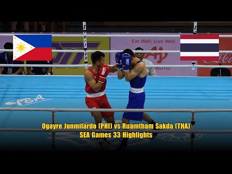 Men’s Boxing Lightweight: Ogayre Junmilardo (PHI) vs Ruamtham Sakda (THA) – SEA Games 33