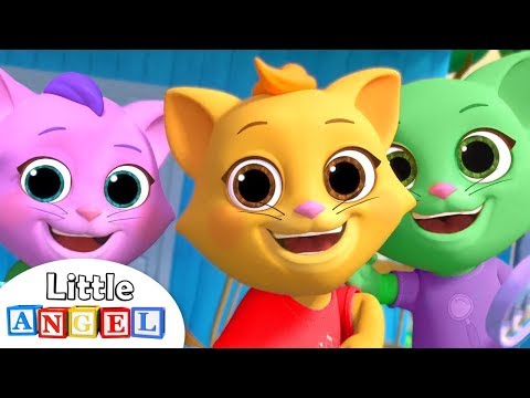 Cinq Petits Chatons | Comptine par Little Angel - Français