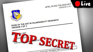 Reading SECRET U.S. Air Force HACKING Document!!