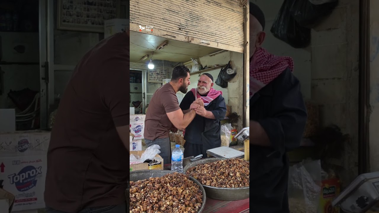 سوق الجوز في عربين بدمشق يعود من جديد وهو من أقدم الأسواق عبر التاريخ تأسس من?