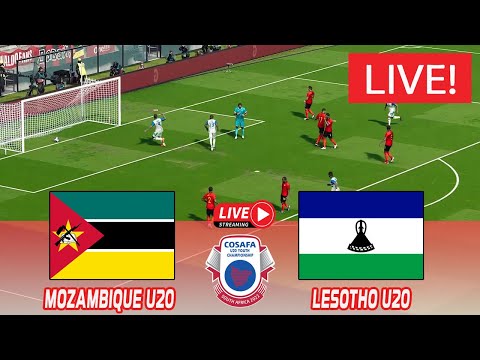 MOZAMBIQUE VS LESOTHO | AFRICAN COSAFA U20 YOUTH CHAMPIONSHIP 2022 FULL MATCH FOOTBALL