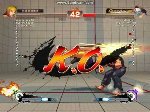 SSF4 AE  ExemptedAce70(Ken) vs Martinboy(Claw)
