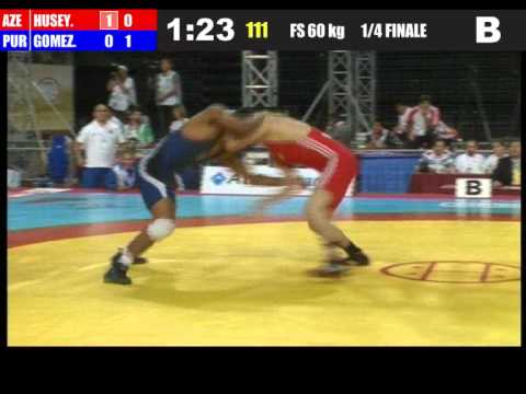 60kg - Franklin Gomez Matos (PUR) vs Zelimkhan Huseynov (AZE) 2011 world championship