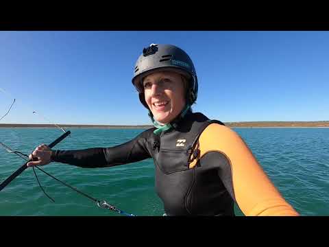 Foil tack practise Shark Bay Moses 633 Ozone R1V2