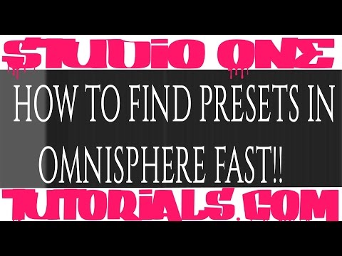 FAST way to Find GOOD PRESETS in OMNISPHERE 2 and KEYSCAPE