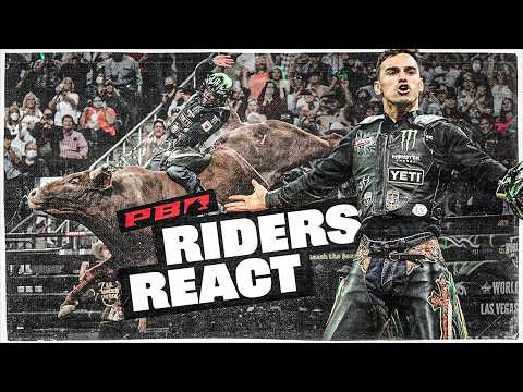 98.75 Points?! Jose Vitor Leme reacts to the greatest ride ever & brutal wrecks: PBR Cowboys React