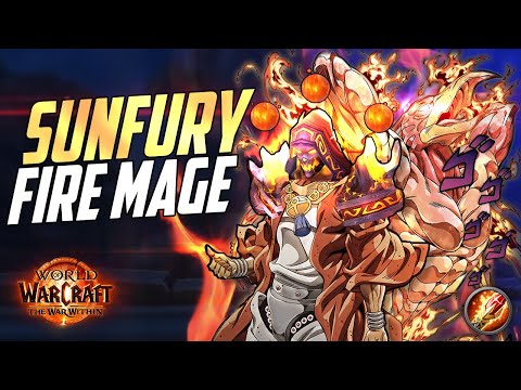 INSANE BURST: Sunfury Fire Mage Gameplay Reveal | The War Within